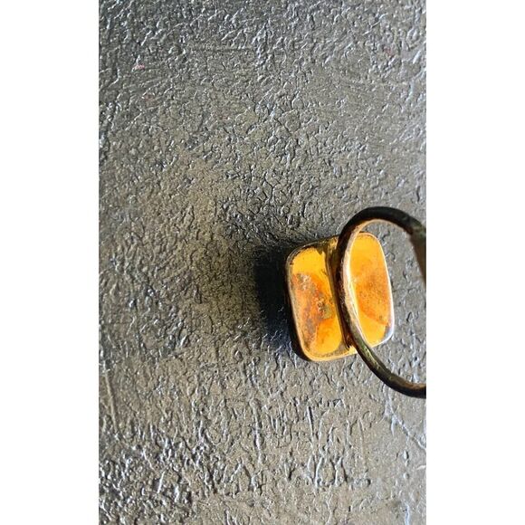 Faceted Quartz Cabochon ring, in Gold, Vintage - Picture 4 of 5